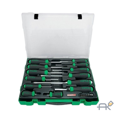 Набор отверток 20шт в пласт.боксе TOPTU (TOPTUL) (GZC2005)